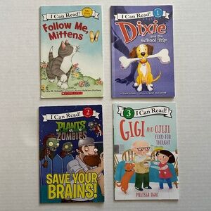 Set of 4 “I Can Read” softcover books